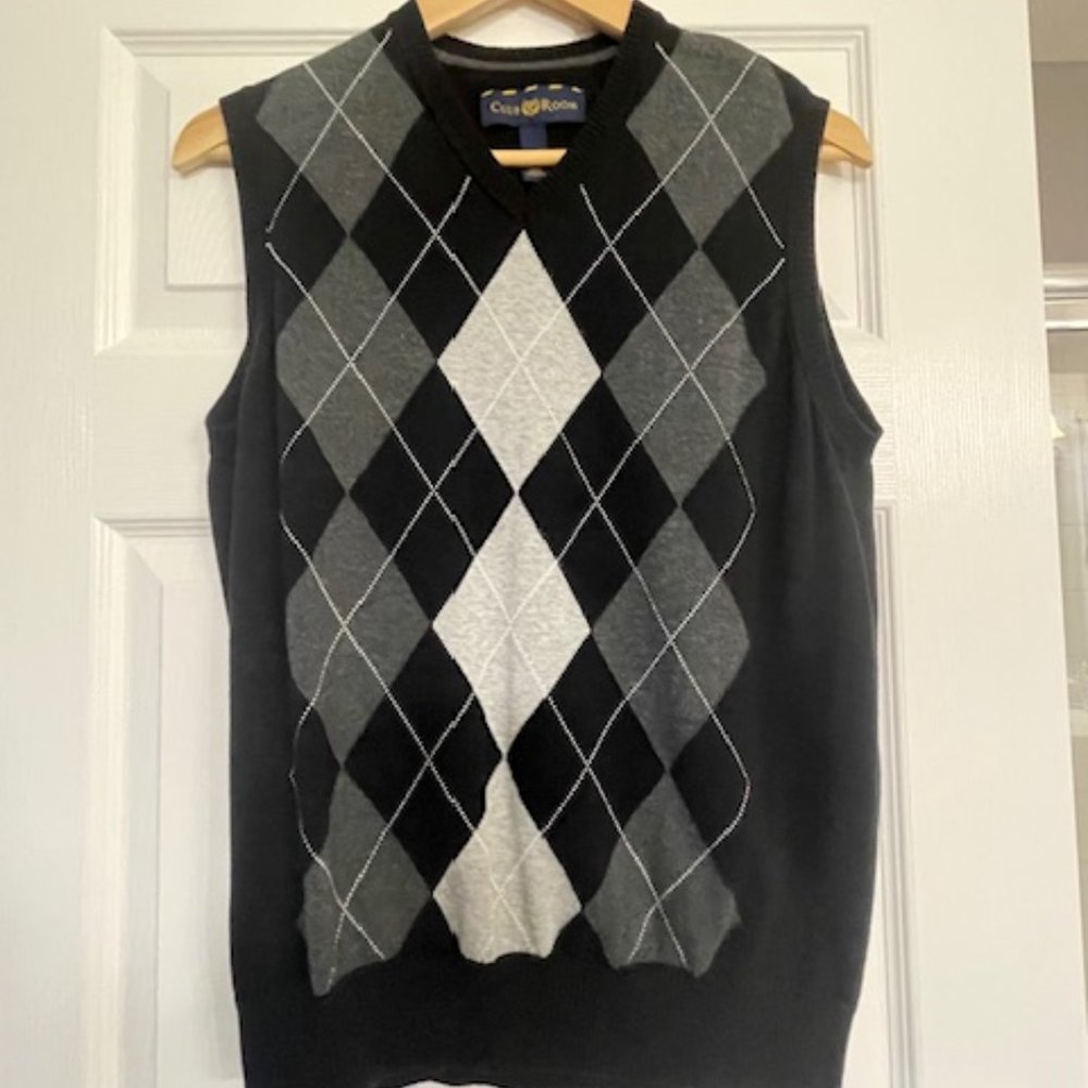 Club Room Men's argyle sweater vest